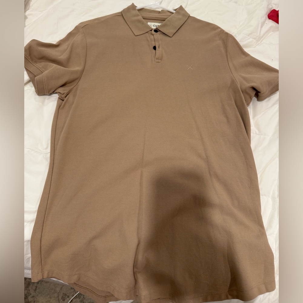 Mens CUTS scalloped polo